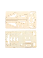 УЦЕНКА Электронный конструктор «Спорткар», из дерева, работает от батареек - Фото 4