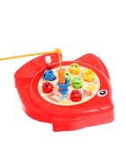 Уценка Рыбалка магнитная детская «Рыбка», набор 8 рыбок, с удочкой, заводной механизм, МИКС 10882508