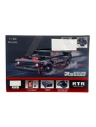 УЦЕНКА Машинка радиоуправляемая Drift, дрифт, аккумулятор, световые и дымовые эффекты, сменные колеса, цвет красный 10882515