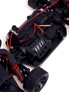 УЦЕНКА Машинка радиоуправляемая Drift, дрифт, аккумулятор, световые и дымовые эффекты, сменные колеса, цвет красный 10882515