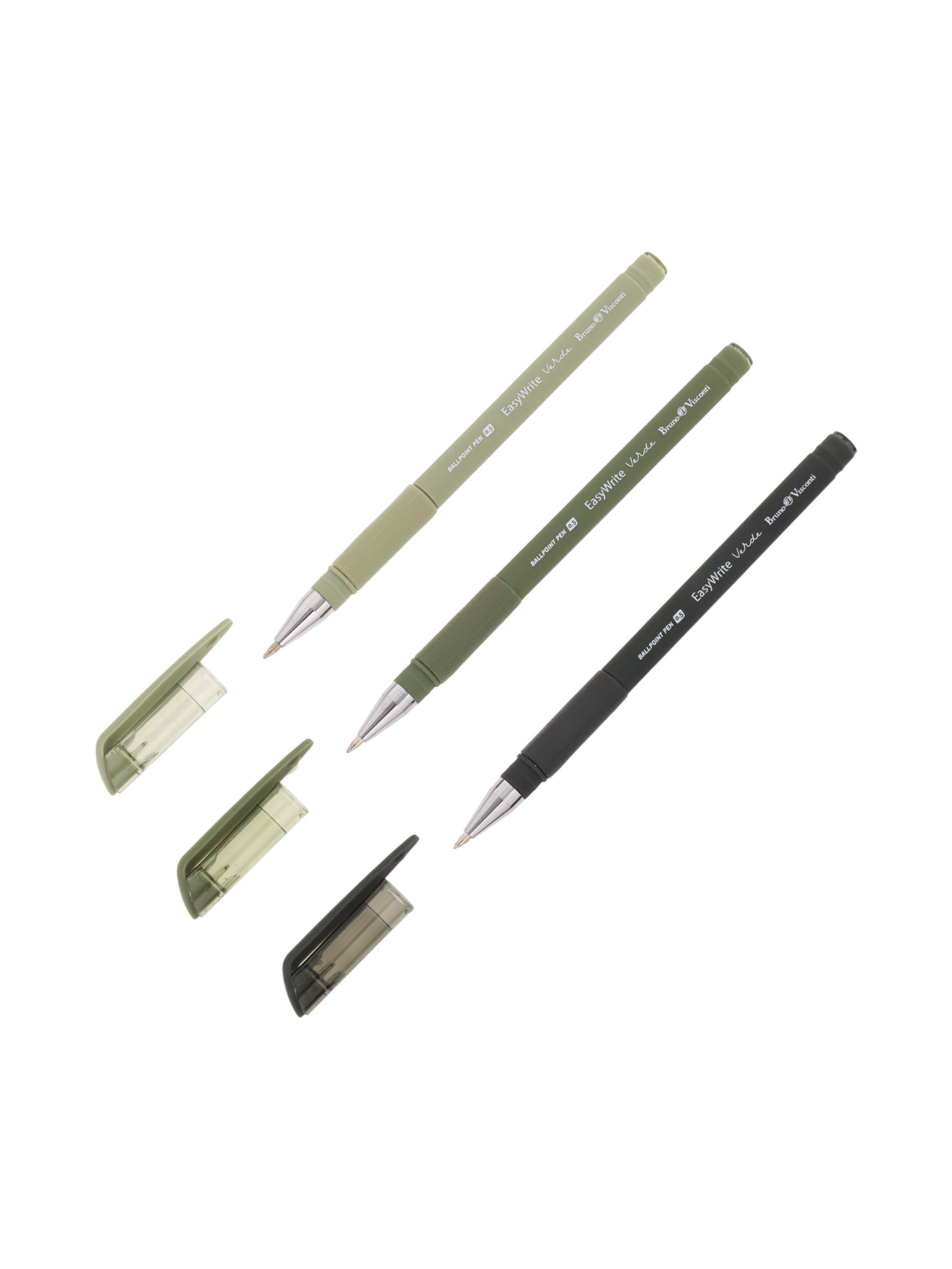 Ручка шариковая BrunoVisconti.EasyWrite.Verde, 0.5 мм, стержень синий, МИКС Ручка шариковая BrunoVisconti.EasyWrite.Verde, 0.5 мм, стержень синий, МИКС