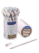 Ручка шариковая BrunoVisconti FirstWrite.Milky 0.5 мм стержень синий, МИКС - Фото 1