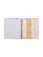 Тетрадь на кольцах BrunoVisconti. CARRARA А5, 80 листов, в клетку, со сменным блоком, твердая обложка - Фото 2