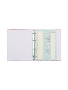 Тетрадь на кольцах 80л кл PRIMAVERA, со смен блоком, тв обл, бл 60 г/м2 10878113 - фото 4673863
