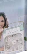 УЦЕНКА Портативный настольный вентилятор LOF-06, с функцией увлажнителя воздуха, 3 скорости, питание USB, белый 10882613