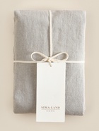 Наволочка SL Home Linen collection, 50×70 см, серая, лён 30%, хлопок 70% 10857002 - фото 14548000