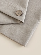 Наволочка SL Home Linen collection, 50×70 см, серая, лён 30%, хлопок 70% 10857002 - фото 14548004