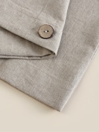 Наволочка SL Home Linen collection, 50×70 см, серая, лён 30%, хлопок 70% 10857002