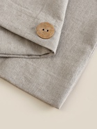 Наволочка SL Home Linen collection, 70×70 см, серая, лён 30%, хлопок 70% 10857003 - фото 14548012