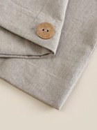 Наволочка SL Home Linen collection, 70×70 см, серая, лён 30%, хлопок 70% 10857003