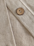 Пододеяльник 2-спальный SL Home Linen collection, 180×220 см, бежевый, полулён 10857005