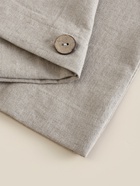 Наволочка SL Home Linen collection, 50×70 см, бежевая, лён 30%, хлопок 70% 10857015