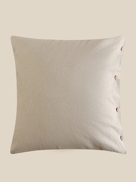 Наволочка SL Home Linen collection 70*70 см , цв.бежевый, лён30%/хлопок70% 10857016