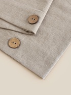 Наволочка SL Home Linen collection, 70×70 см, бежевая, лён 30%, хлопок 70% 10857016 - фото 14548028