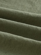 Пододеяльник евро SL Home Linen collection, 200×220 см, зелёный, полулён 10857019