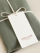 Наволочка SL Home Linen collection, 70×70 см, зелёная, лён 30%, хлопок 70% 10857029 - фото 14548042