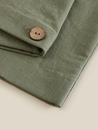 Наволочка SL Home Linen collection, 70×70 см, зелёная, лён 30%, хлопок 70% 10857029