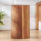 УЦЕНКА Подставка для ножей универсальная 22.5×12.7 см, тропическая акация - Фото 2