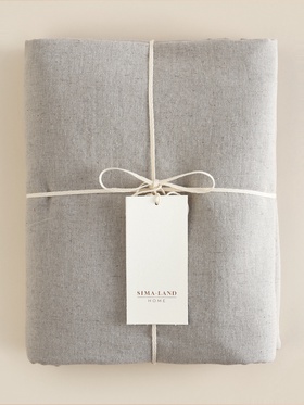 Простыня SL Home Linen collection 235*240 см , цв.серый, лён30%/хлопок70% 10856995