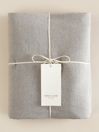 Простыня на резинке SL Home Linen collection 140*200+30 см , цв.серый, лён30%/хлопок70% 10856997 - фото 14622804