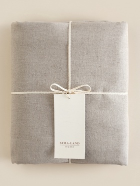 Простыня SL Home Linen collection 235*240 см , цв.бежевый, лён30%/хлопок70% 10857008