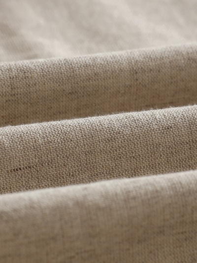 Простыня на резинке 2-спальная SL Home Linen collection, 160×200+30 см, полулён, бежевая