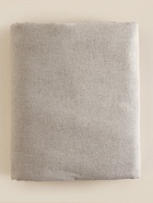 Простыня на резинке SL Home Linen collection 200*200+30 см , цв.бежевый, лён30%/хлопок70% - Фото 4