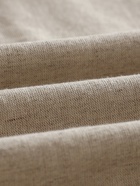 Простыня на резинке SL Home Linen collection 200*200+30 см , цв.бежевый, лён30%/хлопок70% - Фото 7