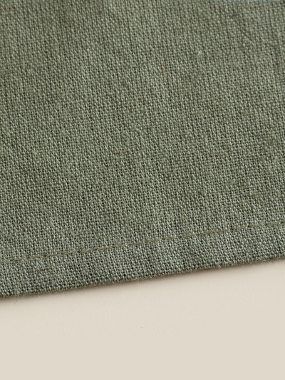 Простыня евро SL Home Linen collection, 235×240 см, зелёная