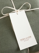 Простыня SL Home Linen collection 235*260 см , цв.зелёный, лён30%/хлопок70% 10857023 - фото 14622875