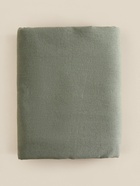 Простыня на резинке SL Home Linen collection 140*200+30 см , цв.зелёный, лён30%/хлопок70% - фото 14820324