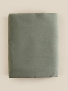 Простыня на резинке 1.5-спальная SL Home Linen collection, 160×200+30 см, зелёная, полулён 10857025