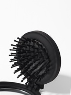 Расчёска массажная «Классика», складная, с зеркалом, 7×2.5 см, матовая, чёрная - Фото 5