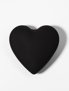 Расчёска массажная «Сердце», складная, с зеркалом, 8×2.5 см, матовая, чёрная - Фото 4