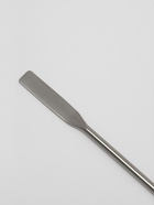 Шпатель для макияжа, двусторонний, 15 см, серебристый - Фото 4