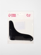 Расчёска - гребень для усов и бороды, 12×10 см, чёрная - Фото 4