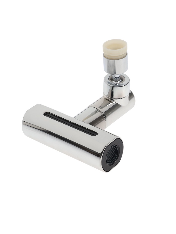 Аэратор ZEIN, 4 режима, поворотный, универсальный переходник, хром