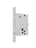 Корпус замка LOCKLAND для металлических дверей, без цилиндрового механизма, хром - Фото 1