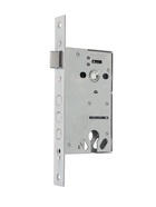 Корпус замка LOCKLAND для металлических дверей, без цилиндрового механизма, хром - Фото 1