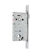 Корпус замка LOCKLAND для металлических дверей, без цилиндрового механизма, хром - Фото 2