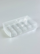 Коробка под 5 эклеров, прозрачная, складная PVC, 25×15×5 см - Фото 2