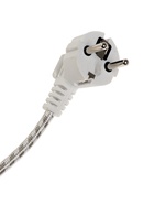 Шнур сетевой в тканевой оплетке с заземлением, 1.8 м, 2200 Вт, 3×0.75 мм² - Фото 3