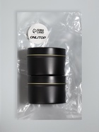 Баночка для хранения, 120 мл, набор 2 шт., металлическая, матовая, чёрная - Фото 4