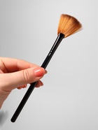 Кисть для макияжа, веерная, 17 (±3) см, коричневая - Фото 4