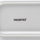 УЦЕНКА Мармит из жаропрочной керамики двойной Magistro «Бланш», 1.1 л, 26.5×16×6.5 см, белый - Фото 9