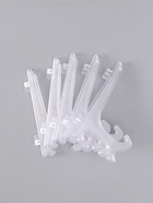 Подставка для тарелки декоративной d=13-16 см, пластик, 12.5 см, прозрачная, набор 5 шт. - Фото 4