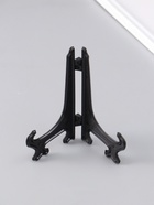 Подставка для тарелки декоративной d=13-16 см, пластик, 12.5 см, чёрная, набор 5 шт. - Фото 1