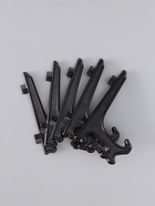 Подставка для тарелки декоративной d=13-16 см, пластик, 12.5 см, чёрная, набор 5 шт. - Фото 4