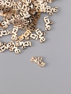 Пластиковый элемент, декоративная подвеска «Арт Узор. Love ажурная», набор 50 шт., 1×1.3×0.2 см - Фото 2