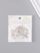 Металлический элемент декоративная подвеска «Арт Узор. Love с сердечком», серебро, набор 30 шт., 1.4×0.8 см - Фото 4